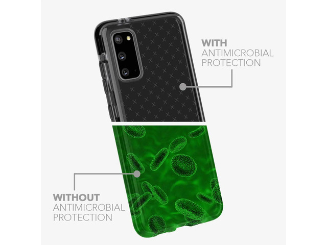 tech21 Evo Check for Samsung Galaxy S20 5G Phone Case - Hygienically Clean Germ Fighting Antimicrobial Properties with 12ft Drop Protection, Black...