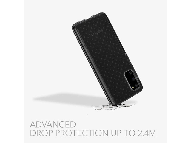tech21 Evo Check for Samsung Galaxy S20 5G Phone Case - Hygienically Clean Germ Fighting Antimicrobial Properties with 12ft Drop Protection, Black...