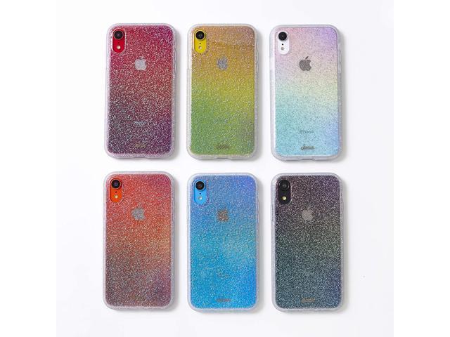 Sonix Clear Coat Glitter Rainbow Case For iPhone XR