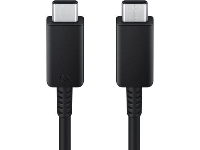 Samsung - 65W 6' USB Type C-to-USB Type C Device Cable - Black - image 3