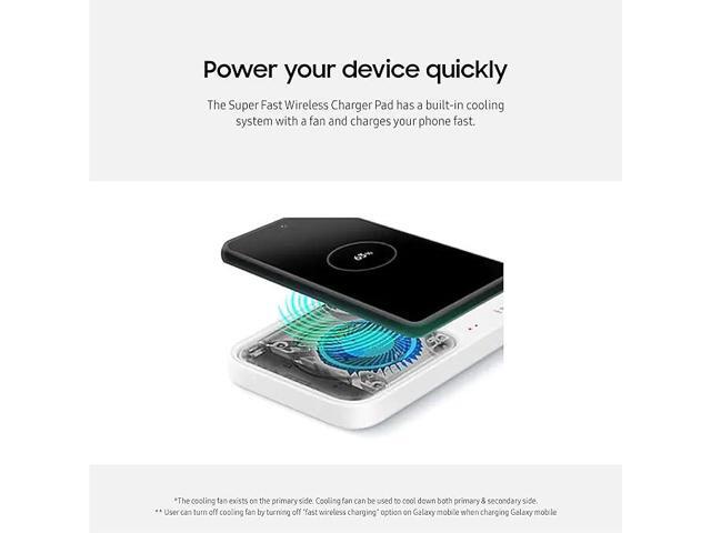 SAMSUNG 15W Wireless Charger Duo w/ USB C Cable, Charge 2 Devices at Once, Cordless Super Fast Charging Pad for Galaxy Phones and Devices, 2022, US...