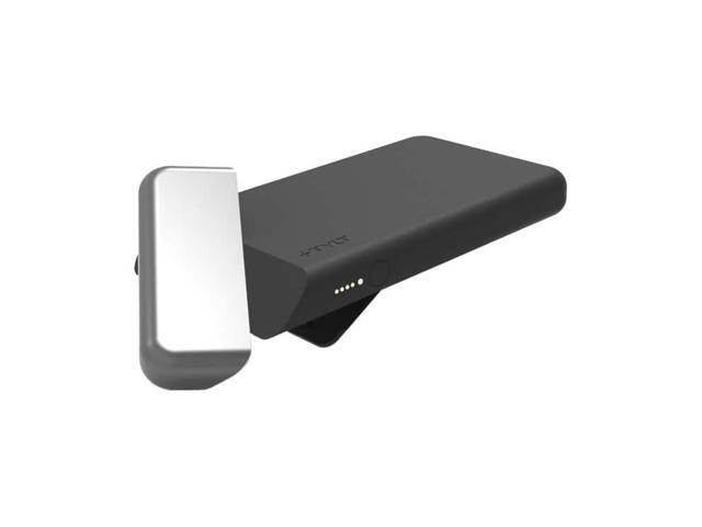 Tylt Pivot Portable Wireless Power Bank + Stand Portable Wireless Charger Twists Into Fast Wireless Charging Stand Black