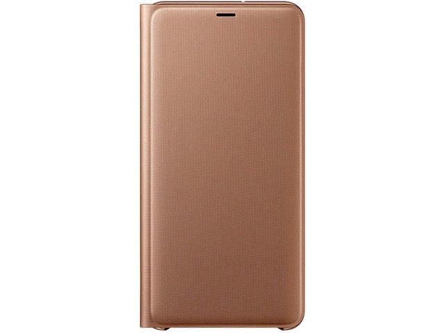 Samsung Original Folio Wallet Cover Case for Galaxy A7 2018 - Gold