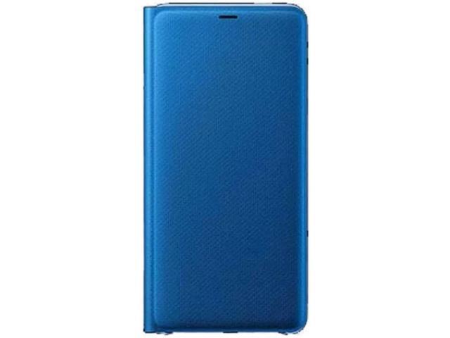 SAMSUNG Original Galaxy A9 2018 Wallet Cover Case, Blue