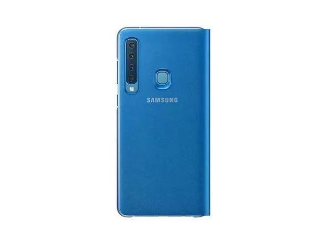SAMSUNG Original Galaxy A9 2018 Wallet Cover Case, Blue