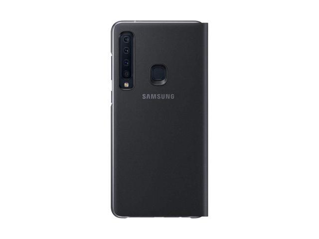SAMSUNG Original Galaxy A9 2018 Wallet Cover Case, Black
