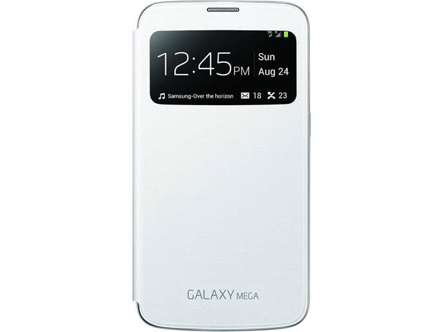 Official Samsung Galaxy Mega 6.3 S-View Premium Cover Case - White
