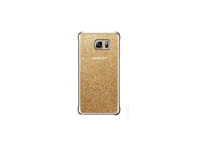 Original Samsung Galaxy Note 5 Glitter Protective Back Cover Case I Color: Gold