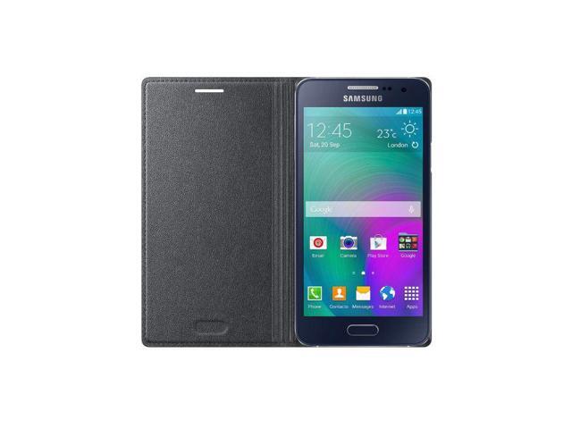 Samsung Galaxy A3 2015 Flip Cover - Charcoal
