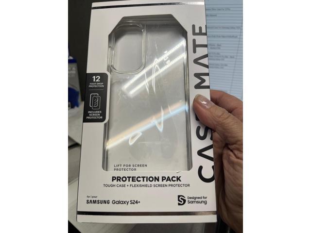 Case-Mate protection pack Tough case + Flexishield screen protector Samsung Galaxy S24+