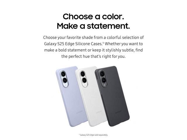 SAMSUNG SMSC-S25 Edge Silicone Case Light Blue