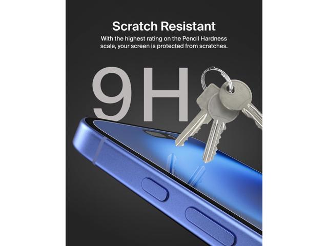 Belkin - ScreenForce Tempered Glass for iPhone 16 Plus, 15 Plus, and 14 Pro Max with EZ Align Tray - Clear - image 3