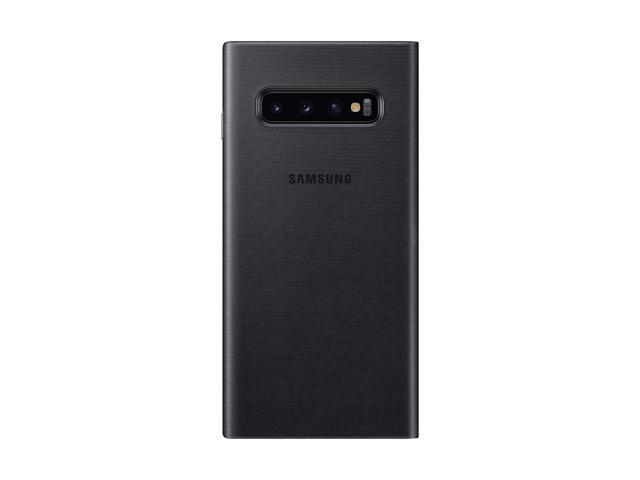Samsung EF-NG973PBEGUS Galaxy S10 LED Wallet Case, Black
