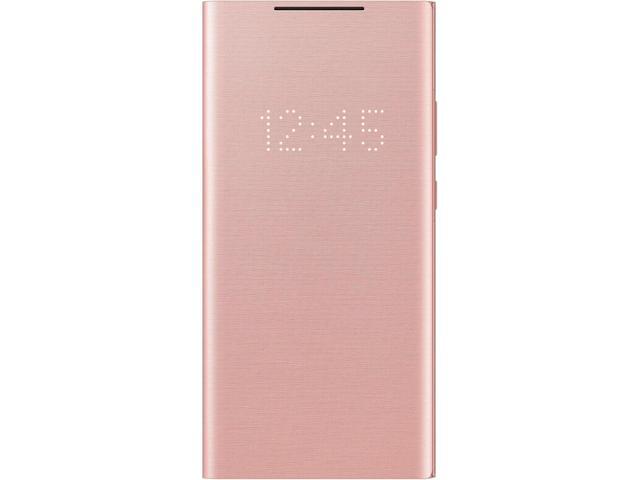 Samsung Galaxy Note 20 Ultra LED Wallet Cover, brown