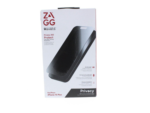 ZAGG Invisible Shield Glass Privacy for Apple iPhone 15 Plus
