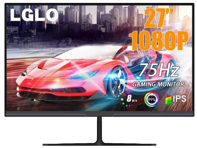LGLO 27Inch 75Hz 99%sRGB 1920x1080P Monitor, IPS Display With 178° Wide Viewing Angle, Built-in Speaker, 2ms Response Time, Support HDMI and VGA.