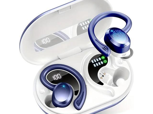 No. Wireless sports earplugs, wireless 5.3 earplugs 14.2mm driver stereo, 48-hour earplugs with ear hooks, can hang 4 noise-reducing microphones,...