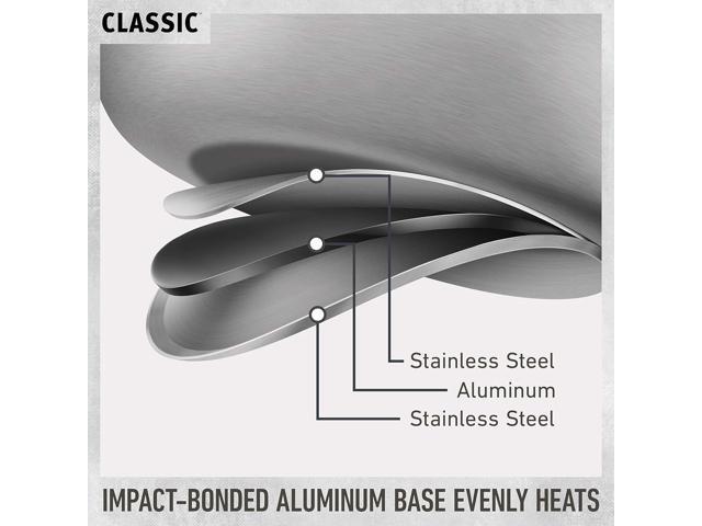 Calphalon Classic Stainless Steel 3.5-Quart Sauce Pan with Cover