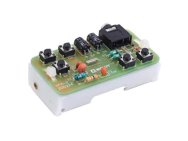 76-108MHz FM Stereo Radio DIY Kit Wireless FM Transmitter Module Frequency Modulation Electronics Soldering Practice Project
