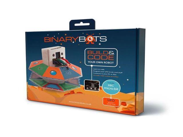 TTS BBC: Micro-Bits UFO Robots â Programmable Robots, Carboard to Code UFO Binary Bots, Coding Robot Toy for Programming & Learning (Pack of 1)