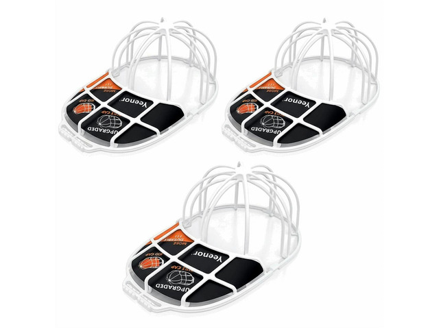 3 Pack Hat Washer Baseball Cap Cleaner Machine Washing Cage Holder Frame Net New