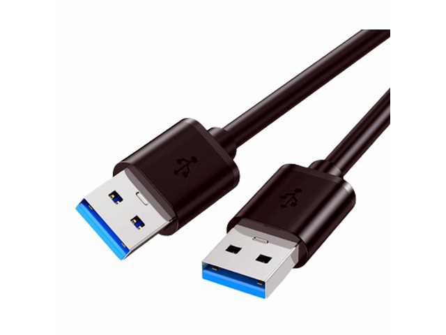 USB 3.0 A Male to A Male Cable Data Transfer Super Speed Power Charger Metal 6FT