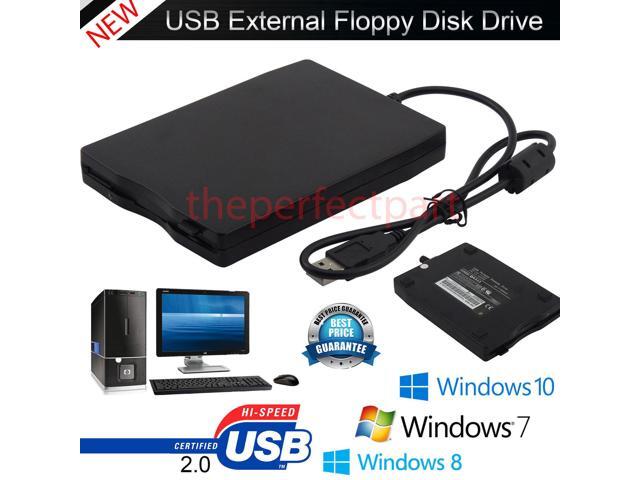 3.5 USB 2.0 Data External Floppy Disk Drive 1.44MB For Laptop PC Win 7/8/10 Mac