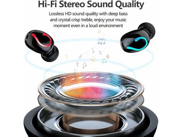 Bluetooth 5.1 Headset TWS Wireless Earphones Mini Earbuds Stereo Headphones IPX7