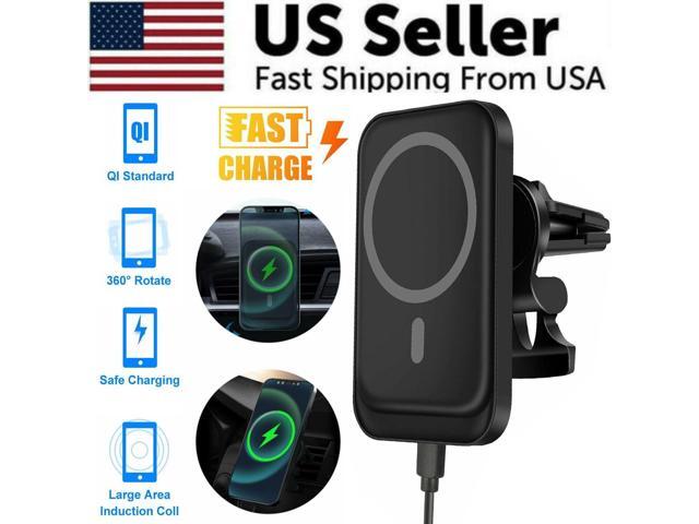 Magnetic Wireless Charger Car Mount Holder For iPhone 12 13 14 Pro Max MagSafe