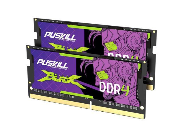 PUSKILL DDR4 Laptop RAM 32GB Kit (2x16GB) 3200MHz (PC4-25600) 260-Pin SODIMM CL22 1.2V - Plug and Play Upgrade for Gaming Laptops and Notebooks,...