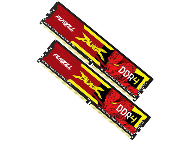 PUSKILL 16GB Kit (2x8GB) DDR4 RAM 2666MHz PC4-21300 Desktop Memory, Non-ECC Unbuffered UDIMM 1.2V CL19 288-Pin, Dual Channel PC Computer Upgrade...
