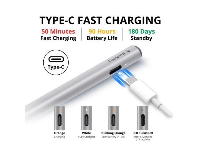Penoval USI2.0 Stylus Pen for Chromebook, 4096 Levels Pressure for Lenovo chromebook Duet, ASUS chromebook C436, HP chromebook X360 12b, HP...