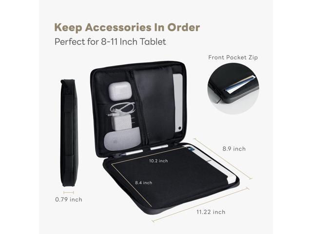 eiP 8-11 inch Waterproof Slim Tablet Carring Case with Handle Sleeve Bag for iPad Pro 11 inch/iPad 7/8/9 10.2 inch/iPad Air 5,4 10.9 inch/Pixel...