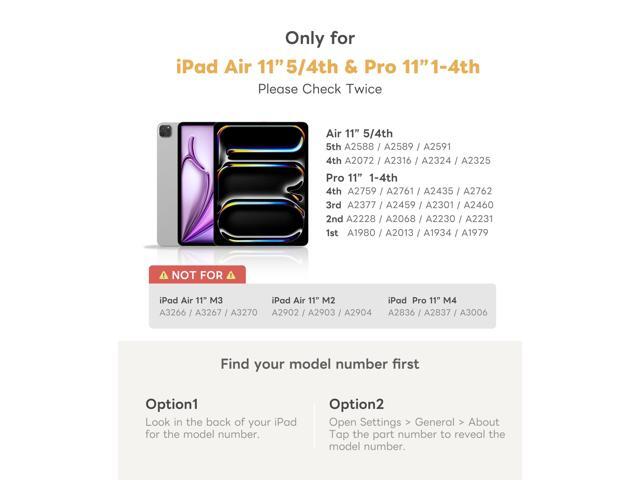 EIP Detachable Paper-feel Screen Protector for iPad Air 11' 5/4 ; Pro 11' 1-4, Anti-Blue Light