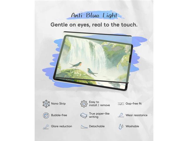 EIP Detachable Paper-feel Screen Protector for iPad Mini 7/6, Anti-Blue Light