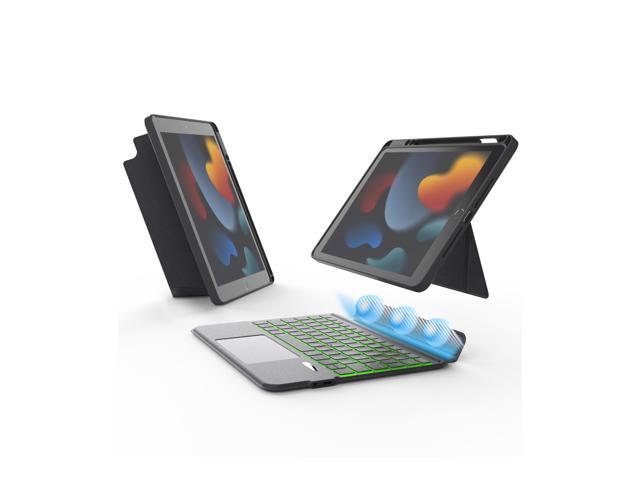 EIP Bluetooth Keyboard Case for iPad 10.2 inch (7th/8th/9th Gen) & iPad Air 10.5 inch (3rd Gen), 10.2 'Magnetic Detachable Cover with Trackpad,...