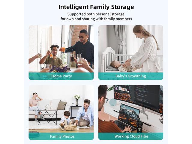 Yottamaster NAS Enclosure for 3.5' SATA HDD/SSD, 1 Bay Network Attached Storage, 1GbE Port, 1GB RAM DDR4, Personal Private Cloud, Network Hard...
