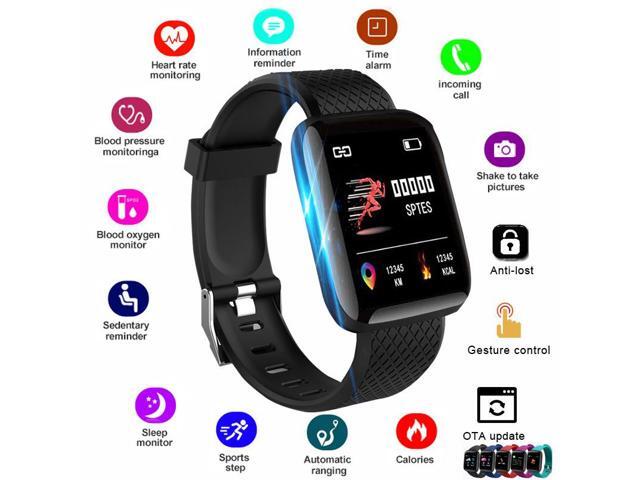 Smart Watch Men Women Blood Pressure Monitor Fitness Tracker Bracelcet D13 Sport Smartwatch For IOS Android Smart Clock