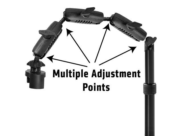 Arkon Mounts RCBTABLEDTL - Dual Phone and Tablet Weighted Base Mount Stand (Remarkable Creators 3-in-1) - Teal