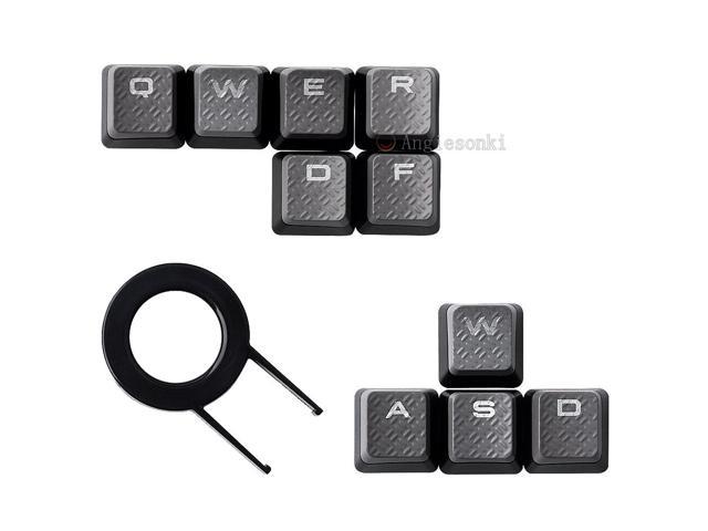 10 pieces of gray backlit keycap game keyboard keycap Corsair K70 K65 K95 G710 RGB STRAFE mechanical keyboard keycap