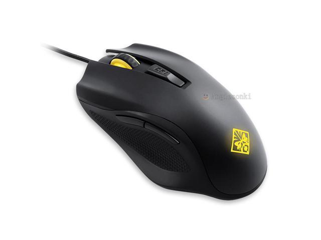 HP OMEN 600 Wired Gaming Optical Mouse Yellow Adjustable 12000 DPI 1KF75AA