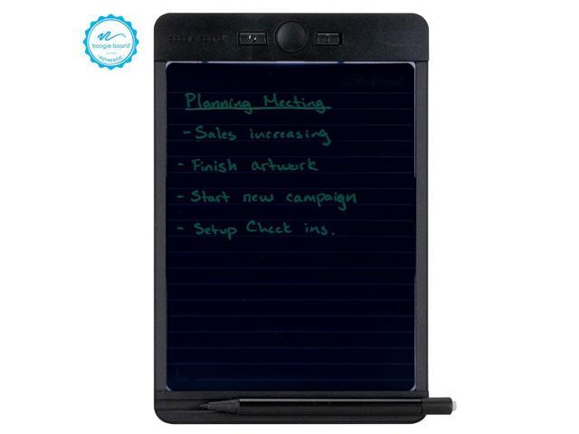 Boogie Board Blackboard Reusable Notebook with Note-Size Writing Tablet with Stylus, Instant Erase + Note-Taking Templates (5.5x 7.25)