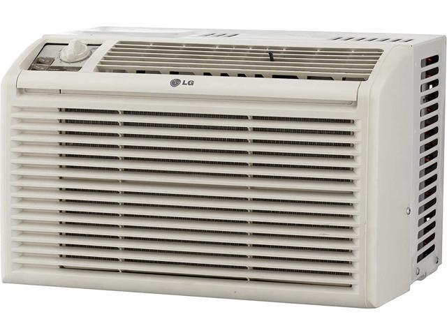 LG 5,000 BTU Window Air Conditioner with Manual Controls, 115V, White photo