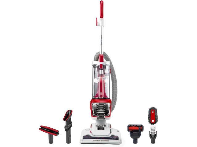 Kenmore DU2015 Bagless Upright Vacuum Lightweight Carpet Cleaner with 10?Hose, HEPA Filter, 4 Cleaning Tools for Pet Hair, Hardwood Floor, Red photo