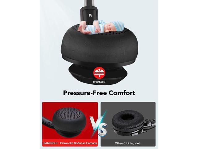 USB Headset with Mic for PC, On-Ear Computer Laptop Headphones with Noise Cancelling Microphone in-line Control for Home Office Online Class Skype...