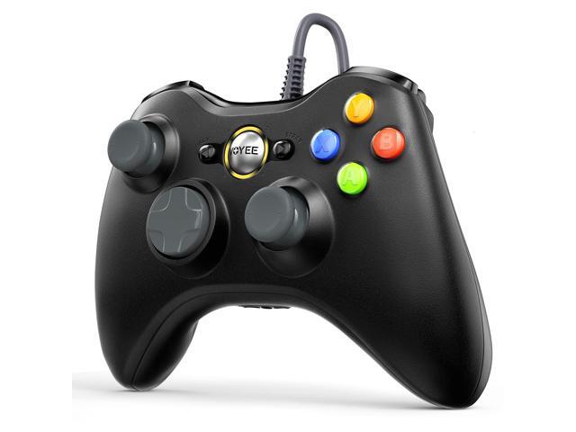 VOYEE PC Controller, Wired Controller Compatible with Microsoft Xbox 360 & Slim/PC Windows 10/8/7, with Upgraded Joystick, Double Shock Enhanced...