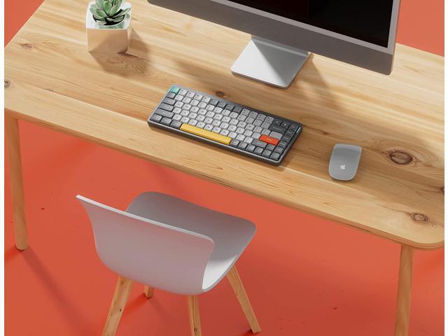 nuphy Air75 Mechanical Keyboard, 75% Low Profile Wireless Keyboard, Supports Bluetooth 5.0, 2.4G and Wired Connection, Compatible with Windows and...