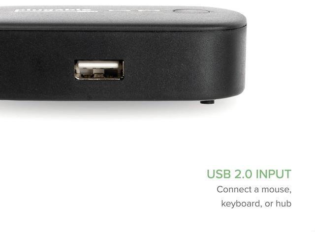 Plugable USB 2.0 Sharing Switch for One-Button USB Device Port Sharing Between Two Computers (A/B Dual Computer Switch)