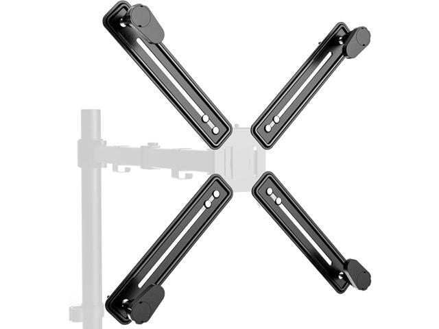 WALI Mount Bracket Adapter Monitor Arm Mounting Kit for Screen 13 to 27 inch, Mounting Holes 75mm and 100mm (UVVEP)