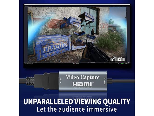 Papeaso Video Capture Card, Video Recording Card Wonderful 4K HDMI to 1080P USB C for Gaming Streaming TV Recorder, for Windows Mac OS System with...